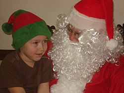 Visit by St. Nicholas at Kinderfest Visit by St. Nicholas at Kinderfest