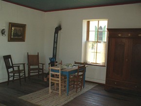 Interior of front room