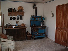 Interior of kitchen